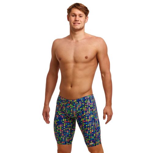 Funky Trunks Men's Dial A Dot Training Jammers, Swimming Jammer [Size: 32]