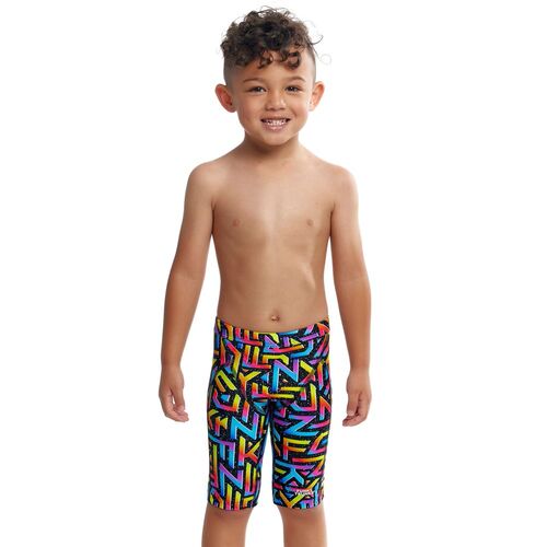Funky Trunks Toddler Boys Brand Galaxy Miniman Swimming Jammers, Boys Swimwear [Size: 2]