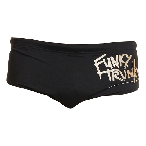 Funky Trunks Boys Chromed Sidewinder Trunks Swimwear, Boys Swimwear [Size: 24]