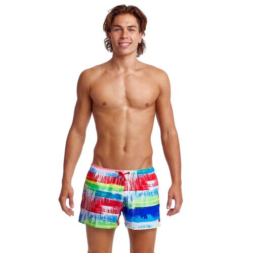 Funky Trunks Men's Dye Hard Shorty Shorts Short Swimwear, Men's Swimsuit [Size: XS]