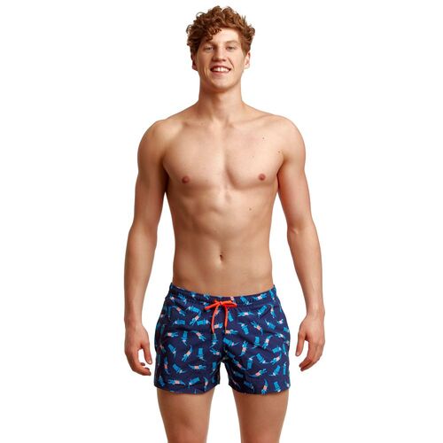 Funky Trunks Men's Croc Top Shorty Shorts Short Swimwear, Men's Swimsuit [Size: X Small]