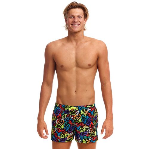 Funky Trunks Men's Funk Me Shorty Shorts Short Swimwear, Men's Swimsuit [Size: XS]