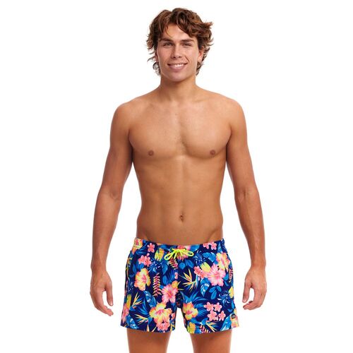 Funky Trunks Men's In Bloom Shorty Shorts Short Swimwear, Men's Swimsuit [Size: X Small]