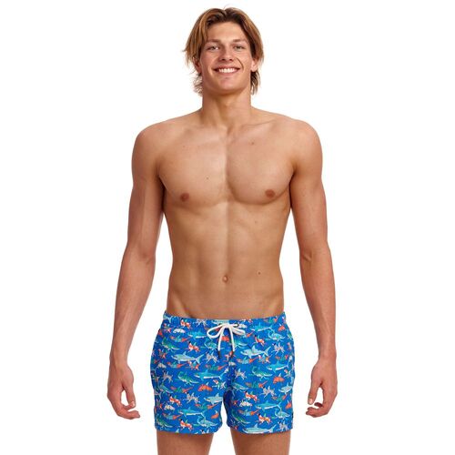 Funky Trunks Men's Fin Swimming Shorty Shorts Short Swimwear, Men's Swimsuit [Size: XL]