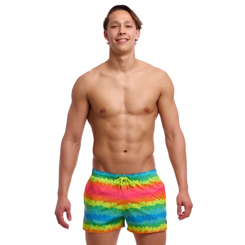 Funky Trunks Men's Melting Mayhem Shorty Shorts Short Swimwear, Men's Swimsuit
