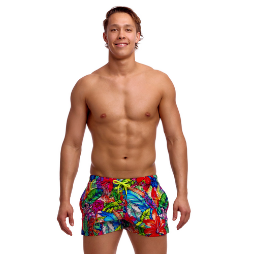 Funky Trunks Men's Loud Proud Shorty Shorts Short Swimwear, Men's Swimsuit [SizeX: XS]