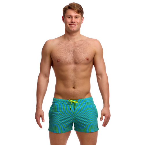 Funky Trunks Men's Grapetize Shorty Shorts Short Swimwear, Men's Swimsuit [Size: XS]