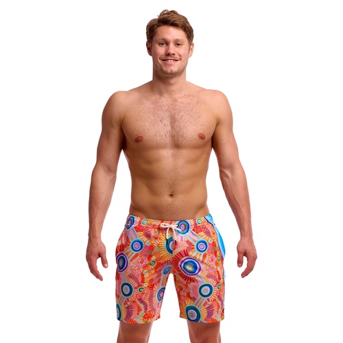 Funky Trunks Men's Kulin Colour Long Johnny Short Swimwear, Men's Swimsuit [Size: XS]
