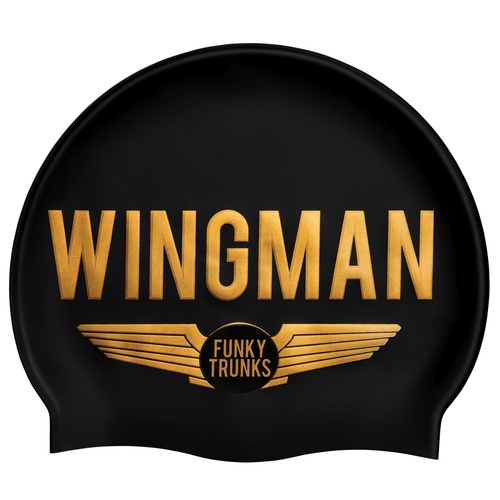 Funky Trunks Wingman Swim Cap, Swimming Cap, Silicone Swim Cap, Swimming gear