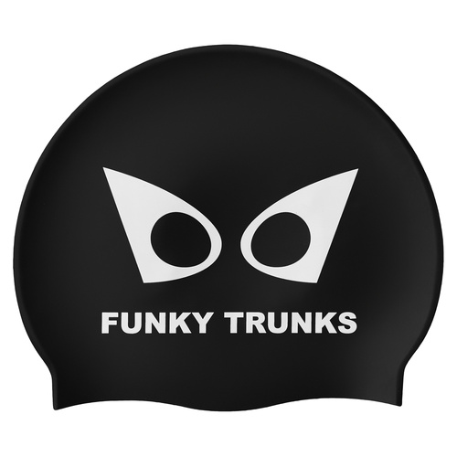 Funky Trunks Eye Spy Swim Cap, Swimming Cap, Silicone Swim Cap