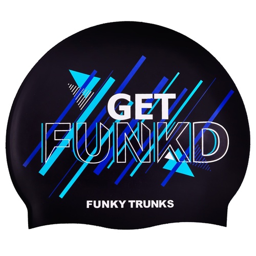 Funky Trunks Funkd  Swim Cap, Swimming Cap, Silicone Swim Cap