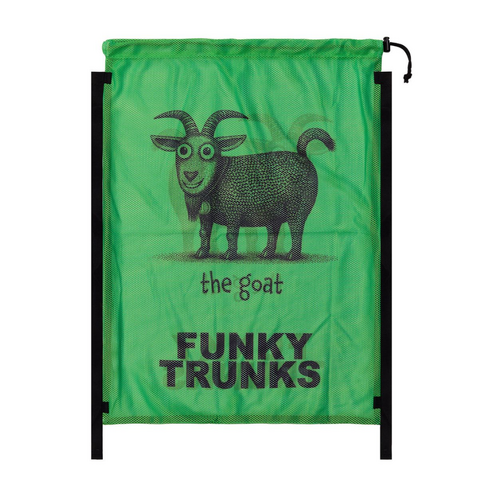 Funky The Goat Swim Bag, Mesh Swimming Bag, Training Swimming Bag