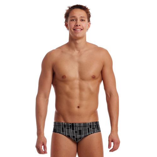 Funky Trunks Men's Up The Ladder ECO Classic Swimming Trunk, Mens Swimwear [Size: M]