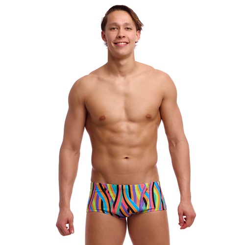 Funky Trunks Men's Curl Curl ECO Classic Swimming Trunk, Mens Swimwear [Size: SMALL]