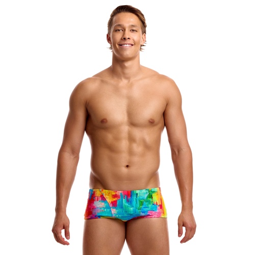 Funky Trunks Men's Falling Colours ECO Classic Swimming Trunk, Mens Swimwear [Size: XS]