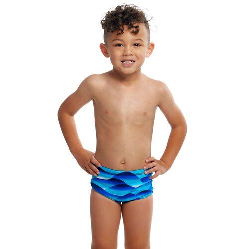 Funky Trunks Toddler Boys Storm Buoy ECO Swimming Trunks, Boys Swimwear [Size: 3]