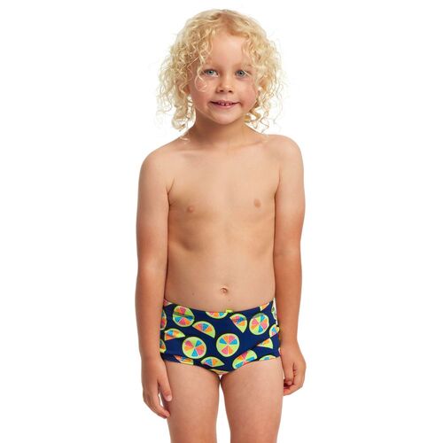 Funky Trunks Toddler Boys You Lemon ECO Swimming Trunks, Boys Swimwear [Size: 3]