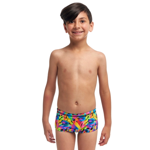 Funky Trunks Toddler Boys Colour Funk ECO Swimming Trunks, Boys Swimwear [Size: 3]