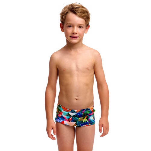 Funky Trunks Toddler Boys Palm Prism ECO Swimming Trunks, Boys Swimwear [Size: 3]