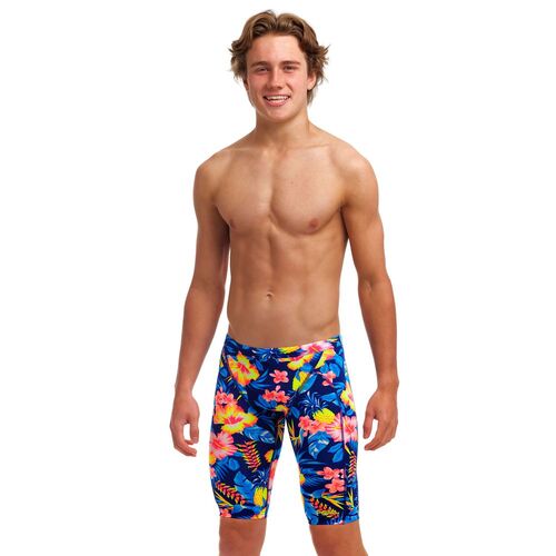 Funky Trunks Boys In Bloom Eco Training Jammer Swimwear, Boys Swimsuit [Size: 6]