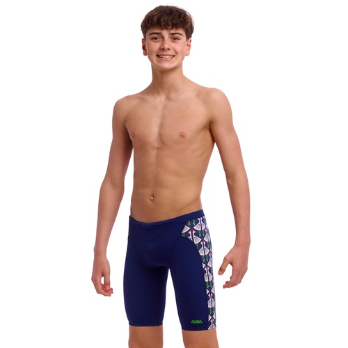 Funky Trunks Boys Sitting Duck Eco Training Jammer Swimwear, Boys Swimsuit [Size: 6]