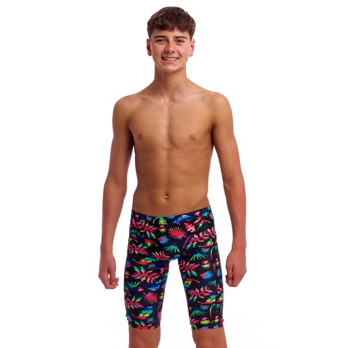 Funky Trunks Boys Lost Leaf Eco Training Jammer Swimwear, Boys Swimsuit [Size: 6]