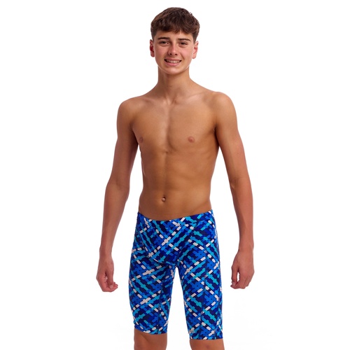 Funky Trunks Boys Under Over Eco Training Jammer Swimwear, Boys Swimsuit [Size: 8]