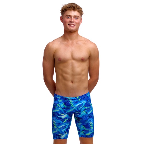 Funky Trunks Boys Storm Chaser Eco Training Jammer Swimwear, Boys Swimsuit [Size: 8]