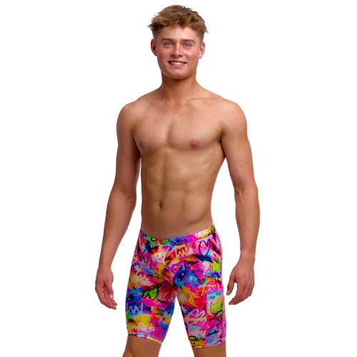 Funky Trunks Boys Tag Her Eco Training Jammer Swimwear, Boys Swimsuit [Size: 6]