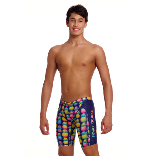 Funky Trunks Boys Pine Gap Eco Training Jammer Swimwear, Boys Swimsuit [Size: 6]