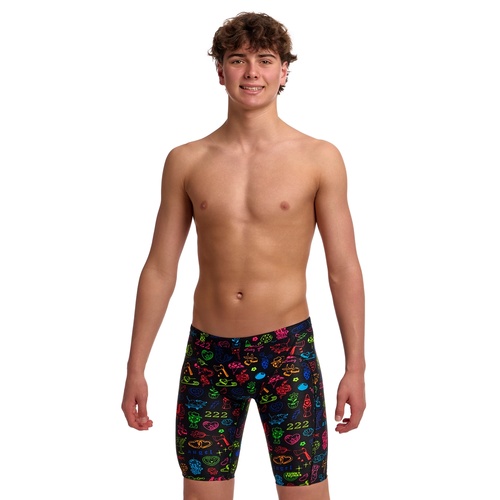 Funky Trunks Boys Doodles Eco Training Jammer Swimwear, Boys Swimsuit [Size: 6]