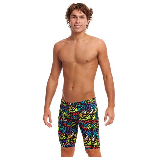 Funky Trunks Men's Funk Me  ECO Training Jammers, Swimming Jammer [Size: 30]