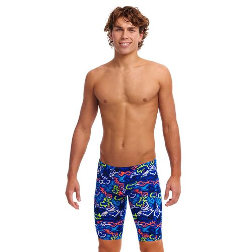 Funky Trunks Men's Broken Hearts ECO Training Jammers, Swimming Jammer [Size: 30]