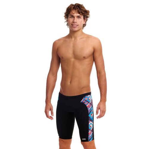 Funky Trunks Men's Boxed Up ECO Training Jammers, Swimming Jammer [Size: 30]
