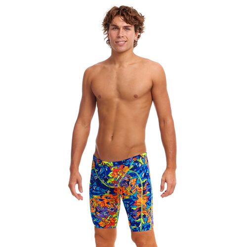 Funky Trunks Men's Mixed Mess ECO Training Jammers, Swimming Jammer [Size: 32]