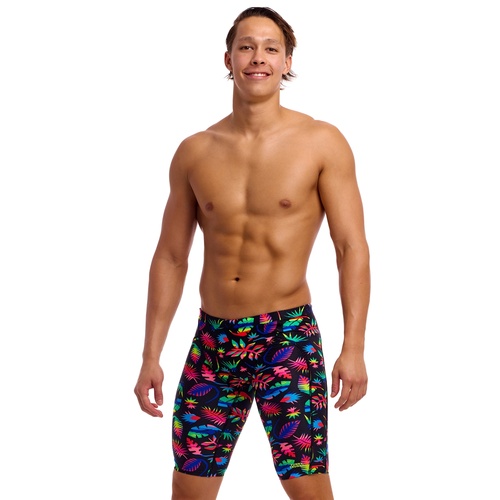 Funky Trunks Men's Lost Leaf ECO Training Jammers, Swimming Jammer [Size: 30]