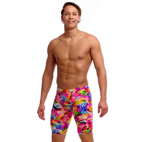 Funky Trunks Men's Tag Her ECO Training Jammers, Swimming Jammer [Size: 30]