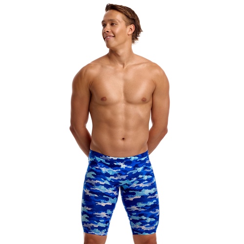 Funky Trunks Men's Clean Marine ECO Training Jammers, Swimming Jammer