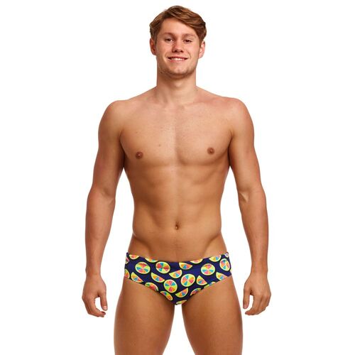 Funky Trunks Men's You Lemon ECO Classic Brief Swimwear, Men's Swimsuit [Size: S]