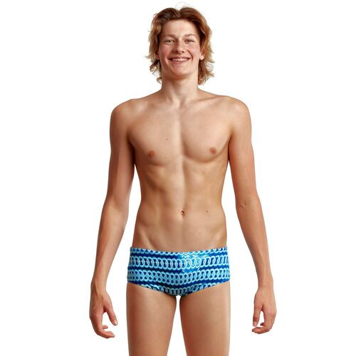 Funky Trunks Boys Jet Propulsion Sidewinder Trunks Swimwear, Boys Swimwear [Size: 24]