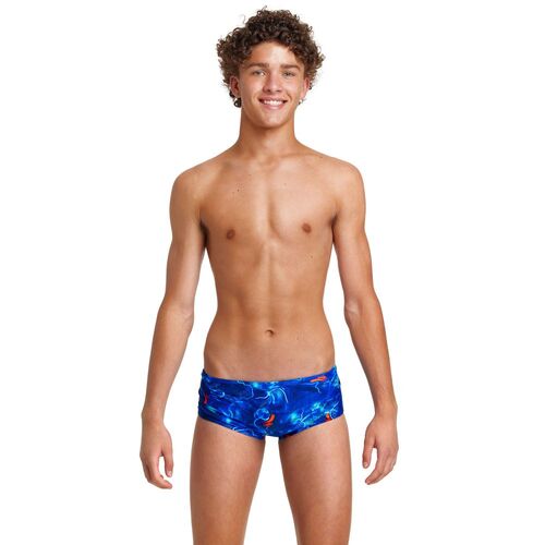 Funky Trunks Boys Fyto Flares Sidewinder Trunks Swimwear, Boys Swimwear [Size: 24]