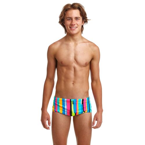 Funky Trunks Boys Winning Streak Sidewinder Trunks Swimwear, Boys Swimwear [Size: 8]