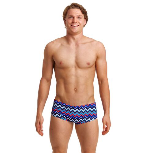 Funky Trunks Men's Nautical Mile Sidewinder Trunk Swimwear, Men's Swimsuit [Size: 36]