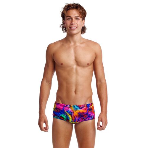 Funky Trunks Men's Solar Flares Sidewinder Trunk Swimwear, Men's Swimsuit [Size: 38]