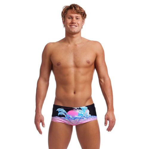 Funky Trunks Men's Dolph Lundgren Sidewinder Trunk Swimwear, Men's Swimsuit [Size: 30]