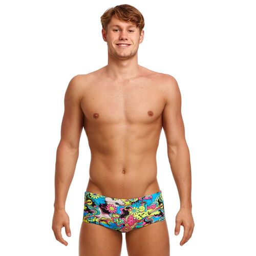 Funky Trunks Men's Smash Mouth Sidewinder Trunk Swimwear, Men's Swimsuit [Size: 30]