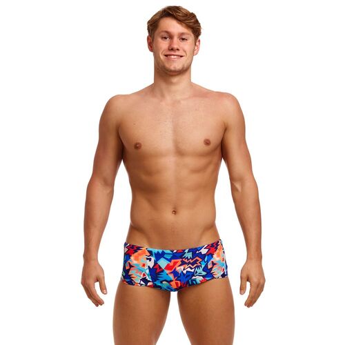 Funky Trunks Men's Saw Sea Sidewinder Trunk Swimwear, Men's Swimsuit [Size: 36]
