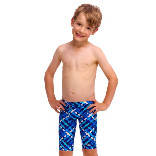 Funky Trunks Toddler Boys Under Over ECO Miniman Swimming Jammers, Boys Swimwear [Size: 3]