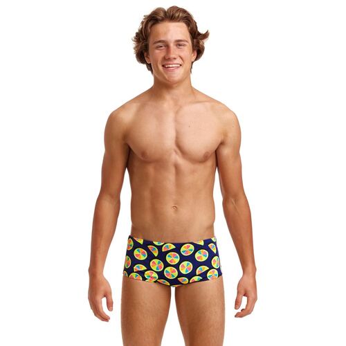 Funky Trunks Boys You Lemon Sidewinder Trunks Swimwear, Boys Swimwear [Size: 8]