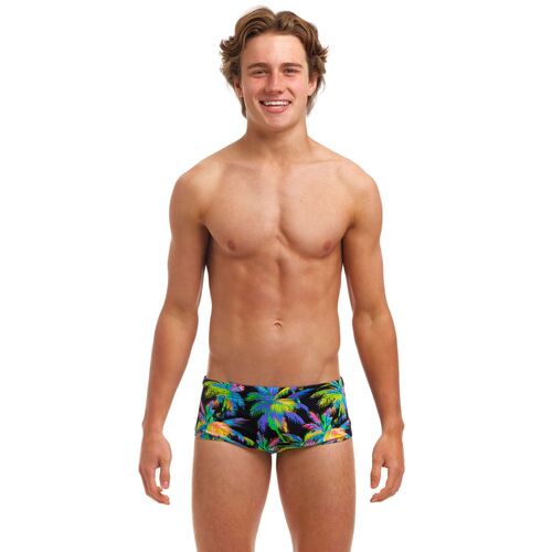 Funky Trunks Boys Paradise Please Sidewinder Trunks Swimwear, Boys Swimwear [Size: 8]